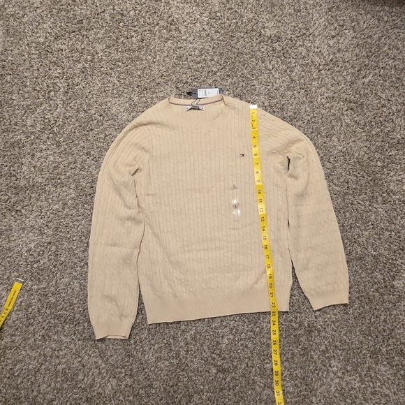 Tommy Hilfiger Beige Cable Knit Sweater - Picture 4 of 10